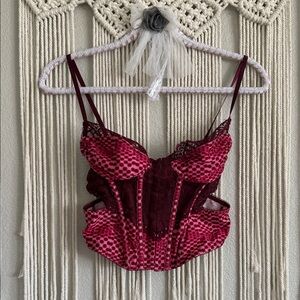 Corset top bustier